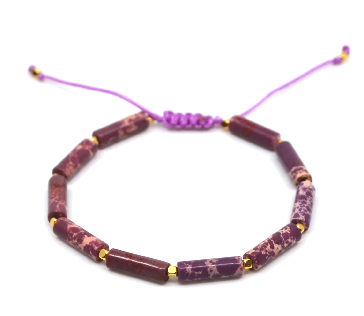 Bert Bracelet Cilly Painted Jasper Purple